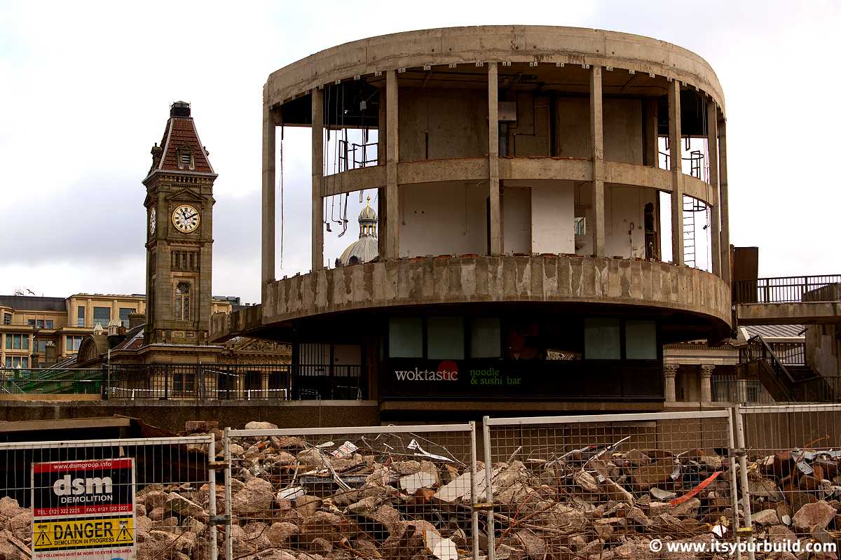 Demolition at Paradise Birmingham